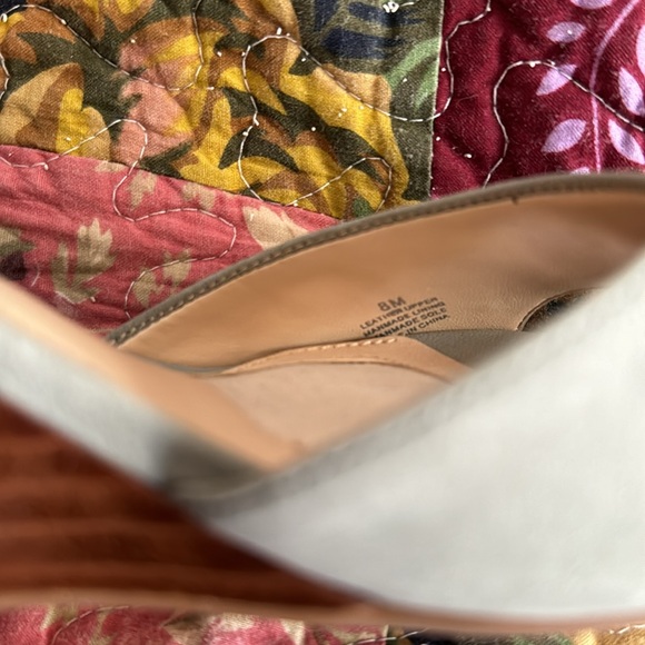 Woman’s pale blue leather wedge Alex Marie Sandals - Picture 6 of 6